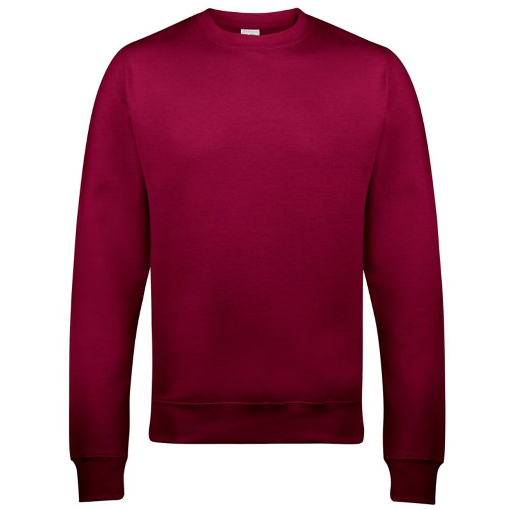 AWDis Just Hoods AWDis Unisex Crew Neck Plain Sweatshirt (280 GSM) / Burgundy
